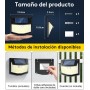 Luz Exterior Solar LED Jardin: 248 LED Luces Solar con Sensor de Movimiento 3 Modos Solar Exteriores Lampara 270° Iluminacion