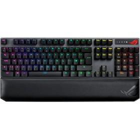 ASUS ROG Strix Scope NX RGB Wireless Deluxe - Teclado mecánico gaming (interruptores mecánicos ROG NX Red, PBT, triple