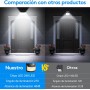 Luz Exterior Solar LED Jardin: 248 LED Luces Solares de 3 Modos Sensor Movimiento con 270° Iluminacion Solar Exteriores Lampara