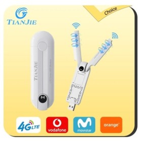Router WiFi TIANJIE U911 4G LTE con Doble Antena Externa - Hotspot Ina