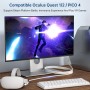 XZXWZX Cable de enlace 5M compatible con Meta Oculus Quest 3/Quest 2/PICO 4/PC/Steam VR, carga rápida USB 3.0 a USB C cable para