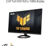 ASUS TUF Gaming VG249Q3R Monitor para Juegos - 23.8 Pulgadas, Full HD (1920 x 1080), 180Hz, IPS rápido, Extreme Low Motion