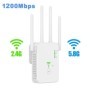 Repetidor WiFi 6 AX1500 de doble banda 2,4G y 5GHz enrutador extensor 