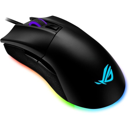 ASUS ROG Gladius II Core Lightweight, Ergonomic, Wired Optical Gaming Mouse with 6200-DPI Sensor, ROG-Exclusive Switch-Socket