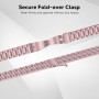 MoKo Correa Delgada de Metal Compatible con Apple Watch 41mm 40mm 38mm, Pulsera Fina de Acero Inoxidable de Repuesto para iWatch