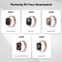 MoKo Correa Delgada de Metal Compatible con Apple Watch 41mm 40mm 38mm, Pulsera Fina de Acero Inoxidable de Repuesto para iWatch