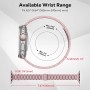 MoKo Correa Delgada de Metal Compatible con Apple Watch 41mm 40mm 38mm, Pulsera Fina de Acero Inoxidable de Repuesto para iWatch