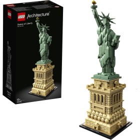LEGO Architecture Estatua de la Libertad de Nueva York, Maqueta para Construir para Adultos y Adolescentes, Decoración de Casa y