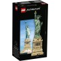 LEGO Architecture Estatua de la Libertad de Nueva York, Maqueta para Construir para Adultos y Adolescentes, Decoración de Casa y