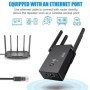 Repetidor WiFi de 1200M, enrutador inalámbrico de 5GHz, punto de acces