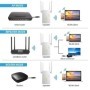 Repetidor WiFi de 1200M, enrutador inalámbrico de 5GHz, punto de acces