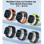 Astorgos Correa Transpirable Ocean Watch Compatible con Apple Watch Ultra 2/Ultra 49mm,Series 10 46mm,9/8/7 45mm,SE2/SE/6/5/4