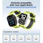 Astorgos Correa Transpirable Ocean Watch Compatible con Apple Watch Ultra 2/Ultra 49mm,Series 10 46mm,9/8/7 45mm,SE2/SE/6/5/4
