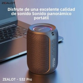 Zealot S32 pro Bluetooth inalámbrico al aire libre altavoz subwoofer p