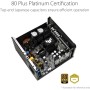 ASUS ROG Loki SFX-L 850W Platinum - Fuente de alimentación modular (80+ Platinum, Lambda A, ventilador PWM ARGB de 120mm, Aura