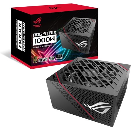 ASUS ROG Loki SFX-L 850W Platinum - Fuente de alimentación modular (80+ Platinum, Lambda A, ventilador PWM ARGB de 120mm, Aura