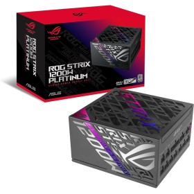 ASUS ROG Strix 1200W Platinum - Fuente de alimentación Totalmente Modular, 80 Plus Platinum, ATX 3.1, GAN MOSFET, GPU-First