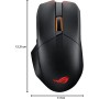 Asus ROG Chakram X Origin Gaming Mouse, Tri-Mode connectivity (2.4GHz RF, Bluetooth, Wired), 36000 dpi Sensor, 11 programmable