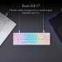 ASUS ROG Falchion Ace - Teclado Gaming Mecánico RGB 65% Compacto, ROG NX Red lubricados y Estabilizados, Teclas ABS, Conexión