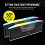 Corsair Vengeance RGB DDR5 32GB (2x16GB) 6400MHz C32 Memoria de Sobremesa Optimizada de Intel (Iluminación Dinámica Diez Zonas,