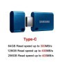 Unidad Flash SAMSUNG USB 3,1, 32GB, 200MB/s, 64GB, 300MB/s, 128GB, 256