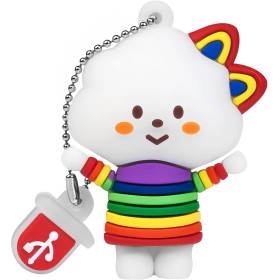 Memoria USB de 32 GB, Unidad Flash USB Memory Stick con Patrón de Chica Nube Lindo, Regalo para Estudiantes y Niños