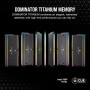 CORSAIR Dominator Titanium RGB DDR5 RAM 96GB (2x48GB) DDR5 6600MHz CL32 Intel XMP Memoria de Ordenador Compatible con iCUE -