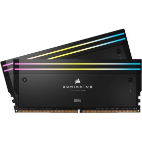 CORSAIR Dominator Titanium RGB DDR5 RAM 96GB (2x48GB) DDR5 6600MHz CL32 Intel XMP Memoria de Ordenador Compatible con iCUE -