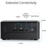 ASUS NUC 13 Pro - Ordenador de sobremesa Barebone (Intel Core i5-1340P, Intel UHD Graphics, sin Memoria, sin Almacenamiento, sin