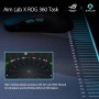ASUS ROG Hone Ace Aim Lab Edition - Alfombrilla de Mouse para Juegos, 508 x 420 x 3 mm, tamaño Grande, Suave, Material de Tela