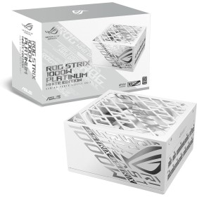 ASUS ROG Strix 1000W Platinum White Edition, Fuente de alimentación ATX Modular, 80 Plus Platinum, ATX 3.1, PCIE 5.1, Conector