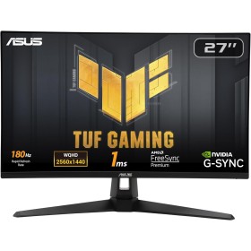 ASUS Monitor de juegos TUF Gaming VG27AQ3A 27" (QHD , 180Hz, Fast IPS, ELMB Sync, 1ms (GTG), Freesync Premium, compatible con