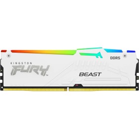 Kingston FURY Beast Blanco RGB EXPO 16GB 6000MT/s DDR5 CL36 DIMM Memoria gamer para Ordenadores de sobremesa Módulo único -