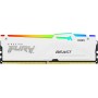 Kingston FURY Beast Blanco RGB EXPO 16GB 6000MT/s DDR5 CL36 DIMM Memoria gamer para Ordenadores de sobremesa Módulo único -