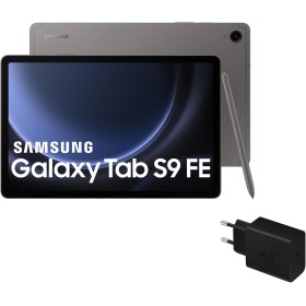 Samsung Galaxy Tab S9 FE - Tablet + Cargador, 256 GB, Wifi, S Pen incluido, Batería de Larga Duración, Clasificación IP 68, Gris