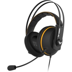 ASUS TUF Gaming H7 Yellow - Auriculares compatibles con PC, Mac, PS4, Nintendo Switch, smartphones y Xbox One, con sonido 7.1