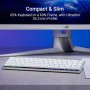 ASUS ROG Falchion RX Low Profile Teclado Mecánico Inalámbrico, Moonlight White - Diseño Italiano