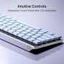 ASUS ROG Falchion RX Low Profile Teclado Mecánico Inalámbrico, Moonlight White - Diseño Italiano