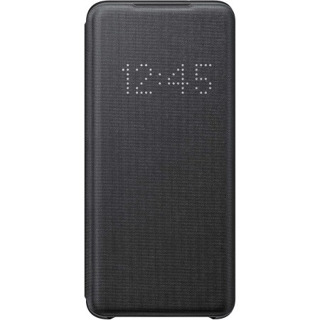 Samsung EF-NG980PBEGEU - Funda LED View para Galaxy S20 / S20 5G, Silicona, Negro - 6.2 pulgadas