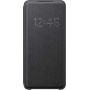 Samsung EF-NG980PBEGEU - Funda LED View para Galaxy S20 / S20 5G, Silicona, Negro - 6.2 pulgadas