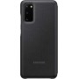 Samsung EF-NG980PBEGEU - Funda LED View para Galaxy S20 / S20 5G, Silicona, Negro - 6.2 pulgadas