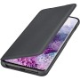 Samsung EF-NG980PBEGEU - Funda LED View para Galaxy S20 / S20 5G, Silicona, Negro - 6.2 pulgadas
