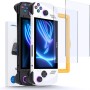 JSAUX Protector de Pantalla Compatible con ROG Ally (2 Piezas), Cristal Templado Anti-Resplandor con Marco Guía, Protector de