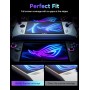 JSAUX Protector de Pantalla Compatible con ROG Ally (2 Piezas), Cristal Templado Anti-Resplandor con Marco Guía, Protector de