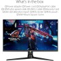 Asus ROG Strix XG32UQ - Monitor Gaming de 32 Pulgadas, 4K UHD, Fast IPS, 160 Hz OC, 1 ms GTG, NVIDIA G-Sync, FreeSync Premium