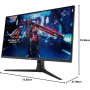 Asus ROG Strix XG32UQ - Monitor Gaming de 32 Pulgadas, 4K UHD, Fast IPS, 160 Hz OC, 1 ms GTG, NVIDIA G-Sync, FreeSync Premium