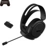 ASUS TUF Gaming H1 - Auriculares inalámbricos con micrófono certificado Discord, sonido envolvente 7.1, controladores de 40 mm,