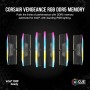 Corsair VENGEANCE RGB DDR5 32GB (2x16GB) 5200Mhz C40 Memoria per Desktop (Regulación de Voltaje a Bordo, perfiles XMP 3.0