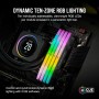Corsair VENGEANCE RGB DDR5 32GB (2x16GB) 5200Mhz C40 Memoria per Desktop (Regulación de Voltaje a Bordo, perfiles XMP 3.0