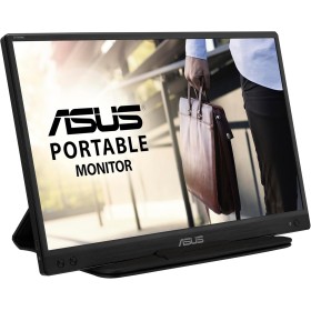 ASUS ZenScreen MB166C - Monitor portátil USB de 15,6" FullHD (1920x1080, IPS, USB de tipo C, 60 Hz, Antiparpadeo, Filtro de luz